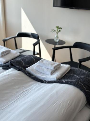Hotell Käringönにあるベッド