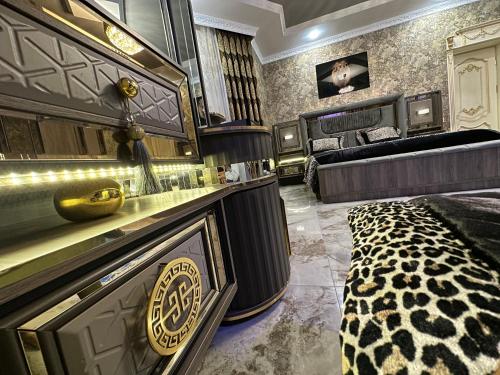 Kuchyň nebo kuchyňský kout v ubytování Qafqaz VIP Villa