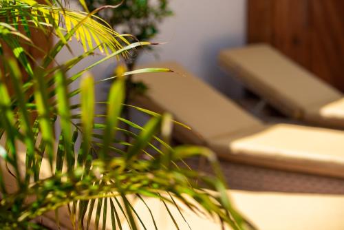 Posezení v ubytování El Charco Suites