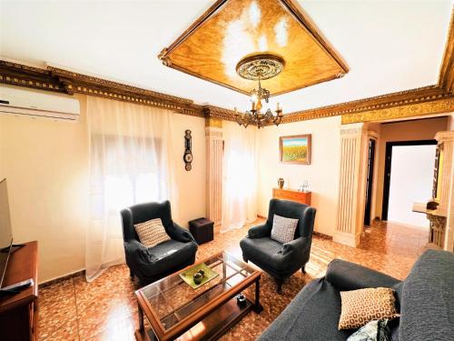 Χώρος καθιστικού στο Casa Juan María