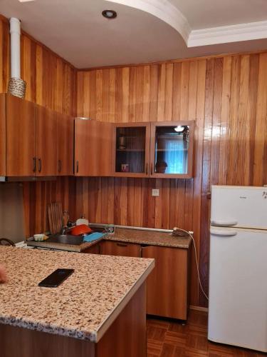Кухня или мини-кухня в apartment kobuleti
