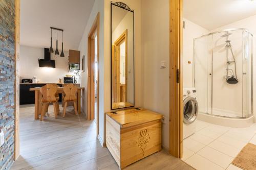 Kúpeľňa v ubytovaní Apartament Sobiczkowa Zakopane