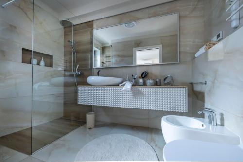 Koupelna v ubytování Villa Hana Croatia