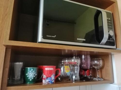 Kuchyň nebo kuchyňský kout v ubytování A&M