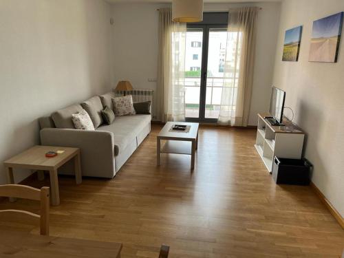 Χώρος καθιστικού στο Apartamento Turistico Tempranillo