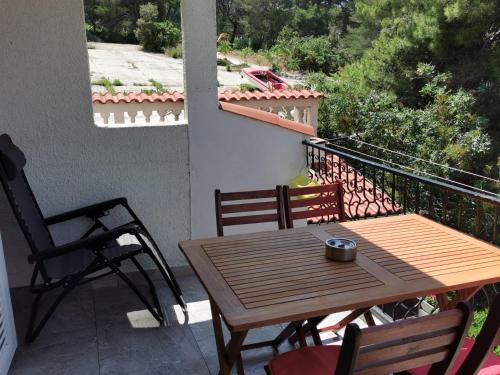 Ban công/sân hiên tại Apartmani Nata