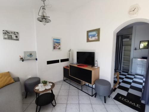TV/trung tâm giải trí tại Apartmani Nata