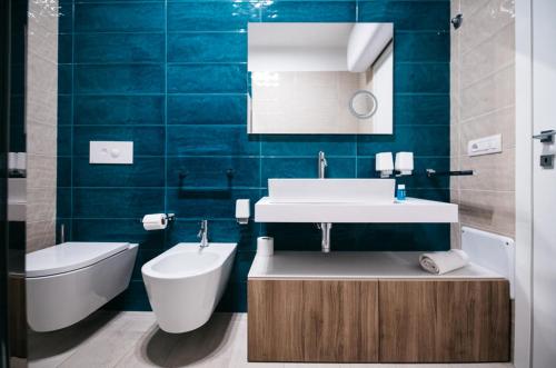 Ванная комната в Diana - Taormina Minerva Luxury Apartment by Taormina Holidays