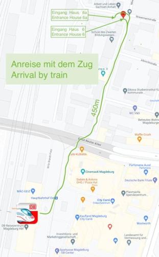 Galeriebild der Unterkunft LUCKY STAYS LS09 - Vollausstattung - Zentrum - große Küche - 2 Zimmer - Smart-TV in Magdeburg