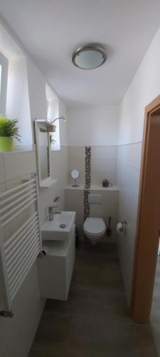 Koupelna v ubytování Ferienwohnung Stolz