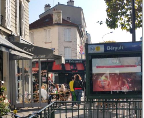 Studio Metro BERAULT et RER VINCENNES