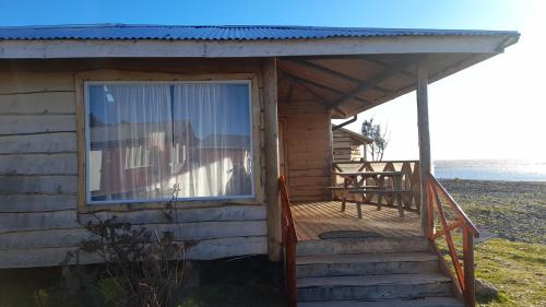 Μπαλκόνι ή βεράντα στο Cabaña Punta Nao 2 - Carretera Austral