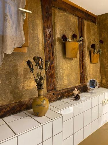 Ванная комната в Le Cocon du Potier