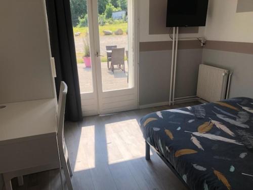 Postel nebo postele na pokoji v ubytování HOTEL BON ACCUEIL