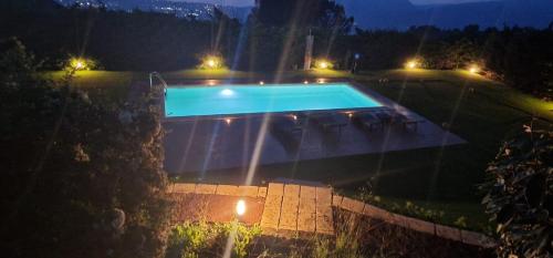 Kolam renang di atau dekat dengan Ziba Villa Siciliana con piscina e vista panoramica sul mare