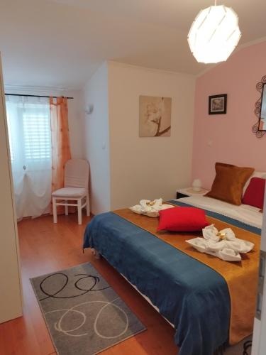 Letto o letti in una camera di Apartments and Rooms PUNTA
