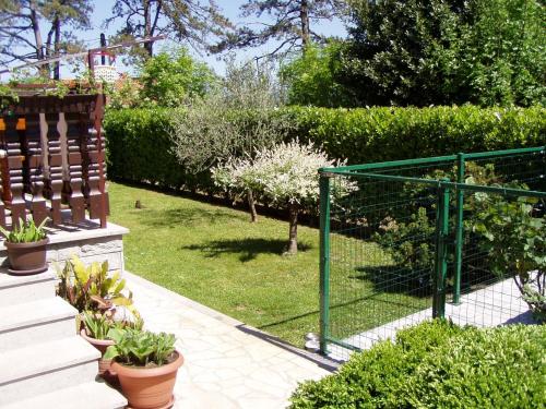 Κήπος έξω από το Apartments Perić