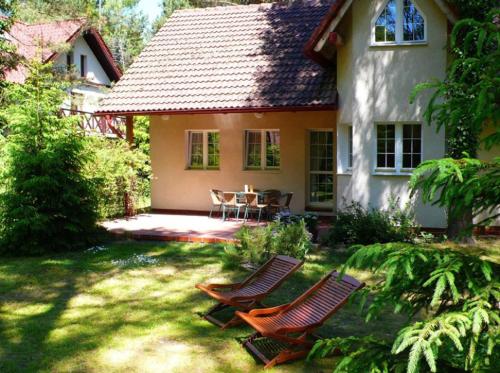 Zahrada ubytování Willa Leśna Dębki