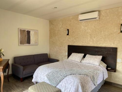 Cama o camas de una habitación en Luna Del Valle