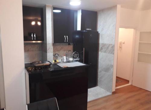 Dapur atau dapur kecil di Apartman Nadja