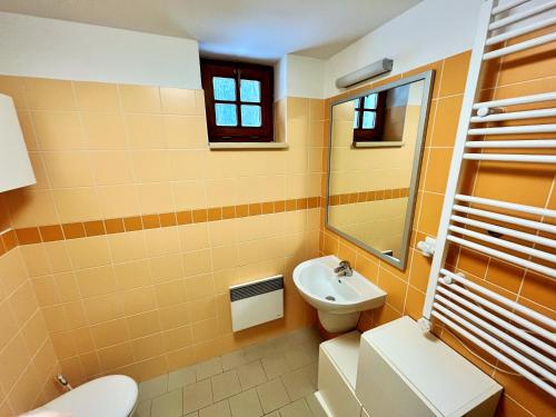 Kylpyhuone majoituspaikassa Apartmány Říčky III.