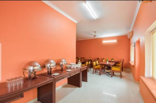 Coin salon dans l'établissement Hotel Singhasan House