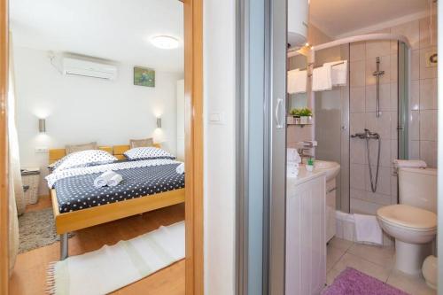 Koupelna v ubytování Holiday Home Šćurla