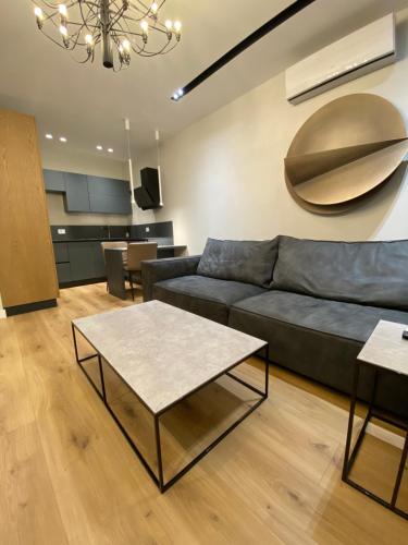 Ruang duduk di Tirana Primo Apartment