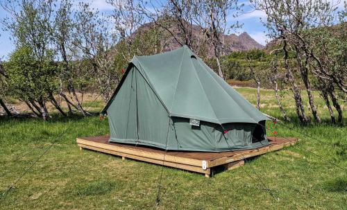 Příroda nedaleko luxury tent