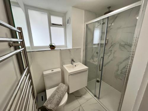 Vannituba majutusasutuses The Snug at Ascerton