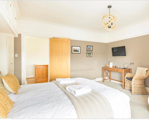 Letto o letti in una camera di Larkhill House