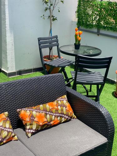 Posezení v ubytování Cesária Évora Loft