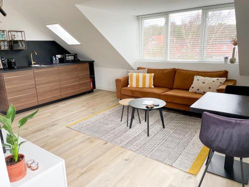 Dapur atau dapur kecil di Bij het bos Texel