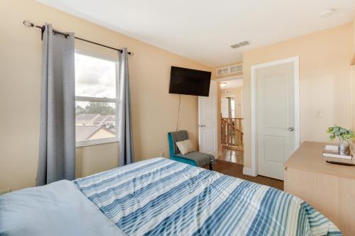 Katil atau katil-katil dalam bilik di 25 Mi to Disney Home with Shared Pool in Orlando