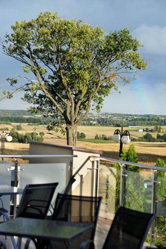 Балкон или терраса в Hotel Luzino