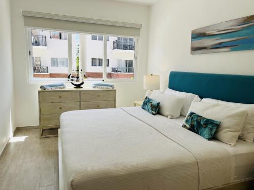Postel nebo postele na pokoji v ubytování Beauty Coral Village 1bed apartment E201 Playa Bavaro