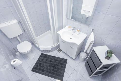 Ένα μπάνιο στο Apartments Veronika