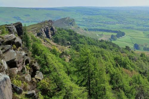 a view from the top of a mountain with trees at House - Alton Towers,Peak District,Wildlife Park in Leek