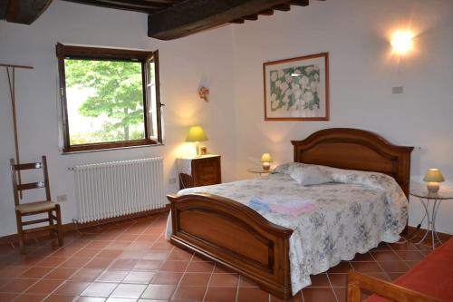 Postel nebo postele na pokoji v ubytování VILLA VITELLINO
