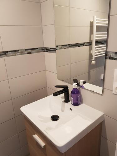 Een badkamer bij Private room in the appartment- Nearby Versailles
