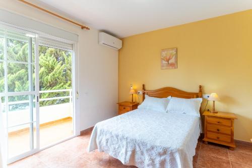 Postel nebo postele na pokoji v ubytování Casa San José