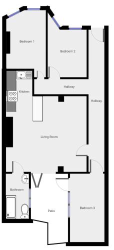 Central Brighton flat, 3 bedrooms, sleeps 6, close to shops and beach photo 18