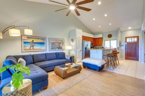 Posezení v ubytování Luxe Maunalani Resort Condo with Pool and Beach Access