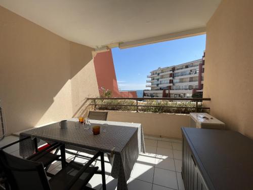 Appartement pour 4 en bord de mer à Sète avec parking privatif