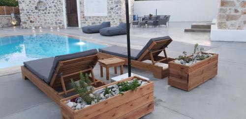 Piscina en o cerca de Double Bee Villa with private pool