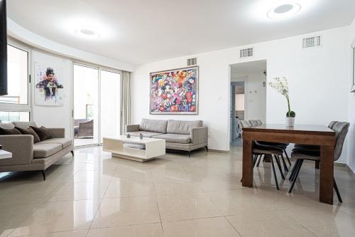 Posezení v ubytování Golf Residence Sea and Soul