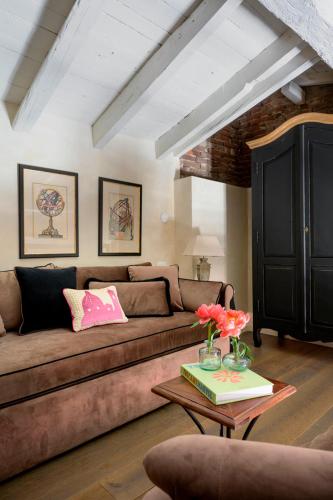 Posezení v ubytování Mabelle Firenze Residenza Sassetti