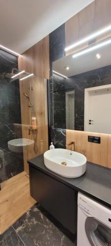 A bathroom at Apartament Parkitka