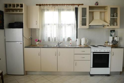 Kuchyň nebo kuchyňský kout v ubytování Perfetto Country House - Myrtos View