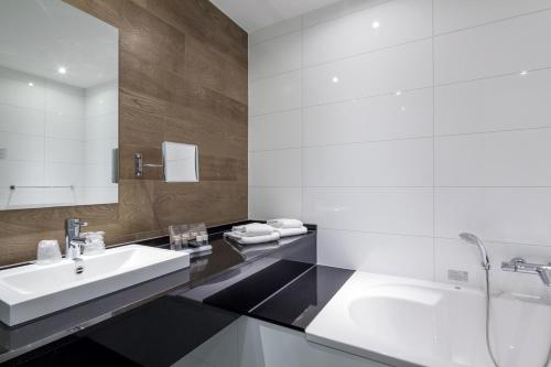 Koupelna v ubytování Van der Valk hotel Harderwijk